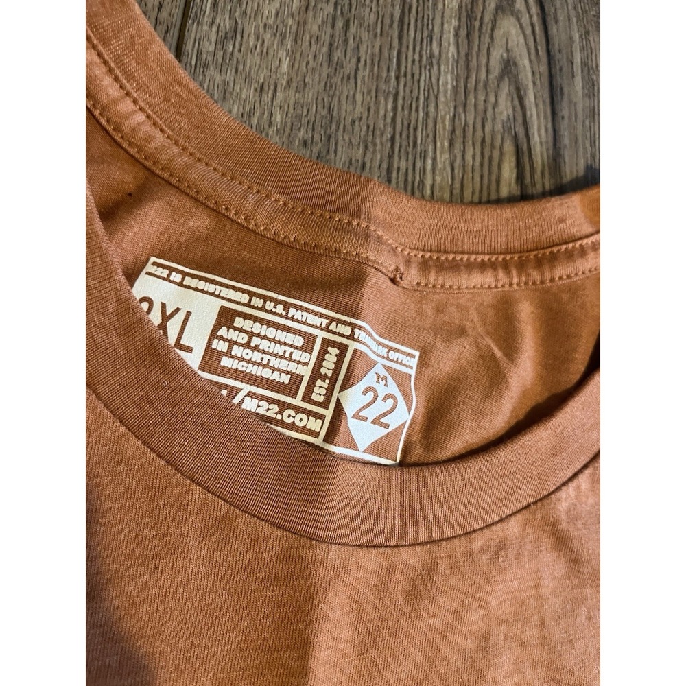 M22 Tee Shirt Michigan Nature Wheel 2XL *front Logo is A Tad Off Center See Pic - Picture 4 of 7